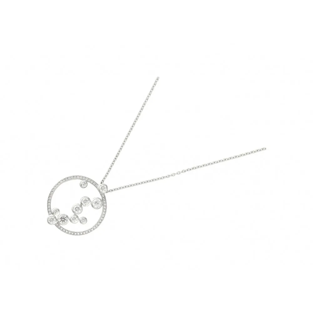 18ct White Gold Diamond Pendant - 1.48ct