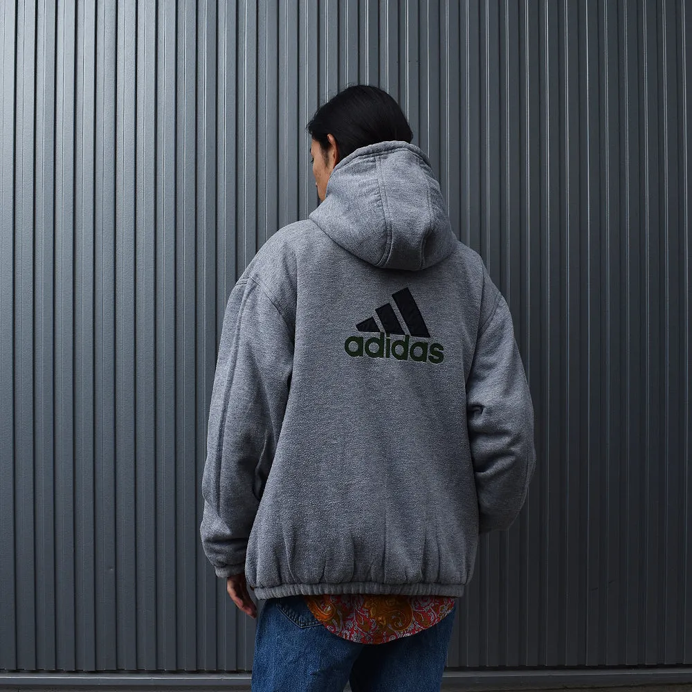 90’s adidas トレフォイルロゴ！ 中綿入り ナイロンジャケット 221126