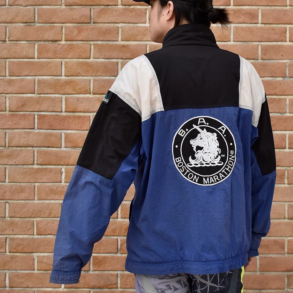 90's adidas EQUIPMENT “Boston Marathon” ナイロンジャケット 240401