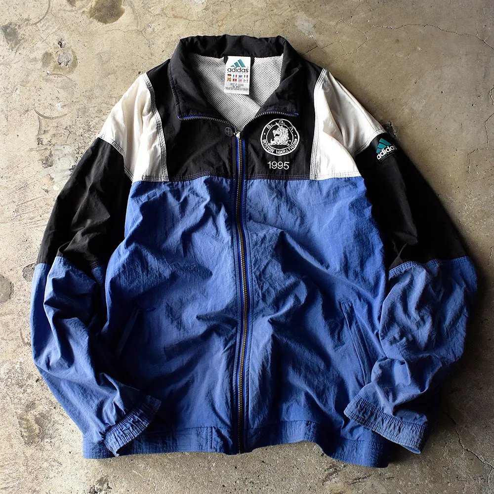 90's adidas EQUIPMENT “Boston Marathon” ナイロンジャケット 240401