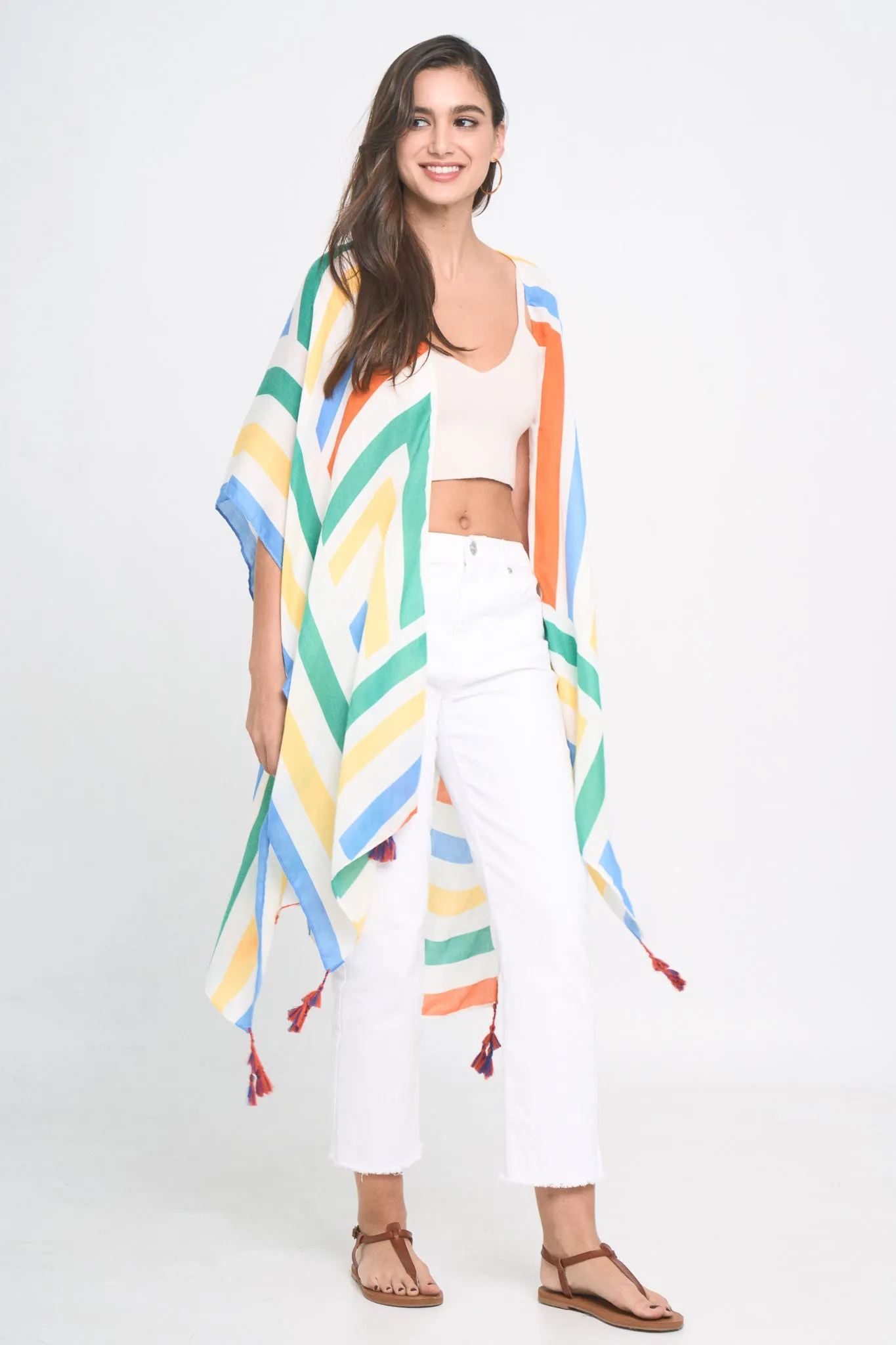 Abstract Print Kimono