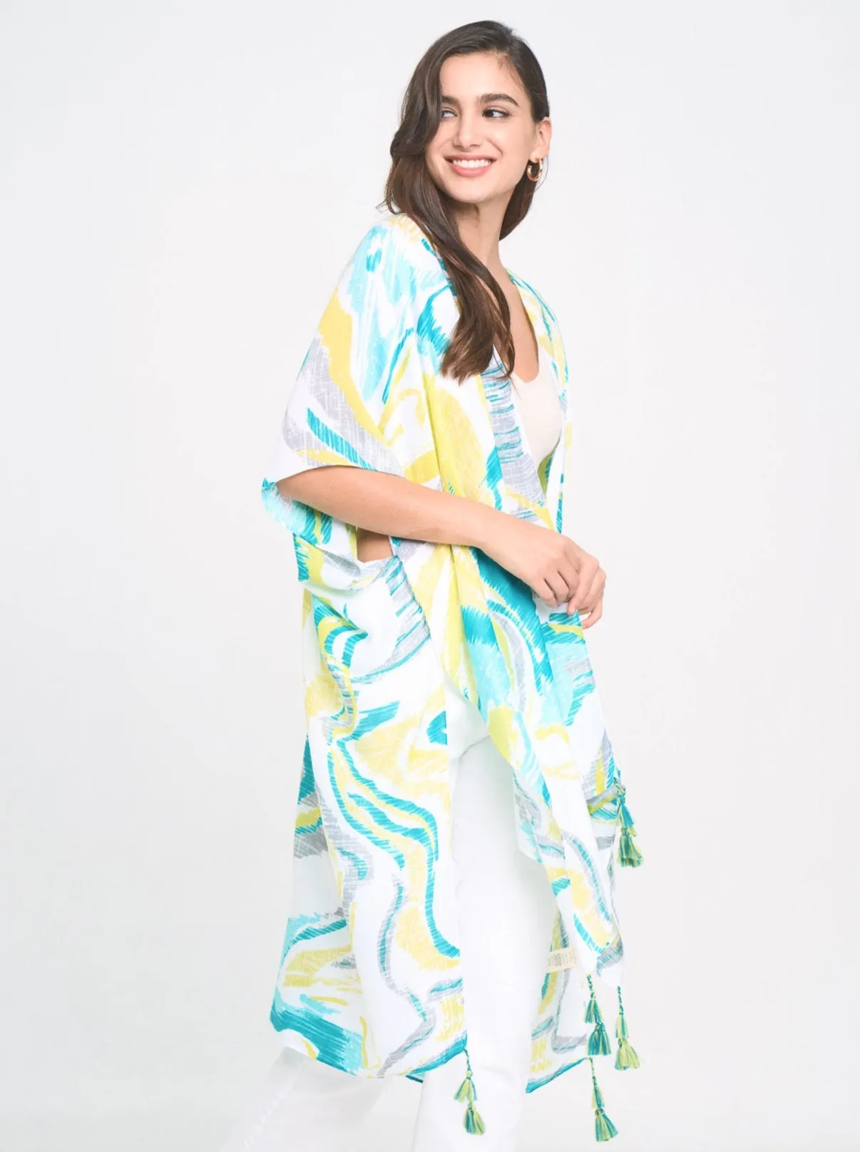 Abstract Print Kimono