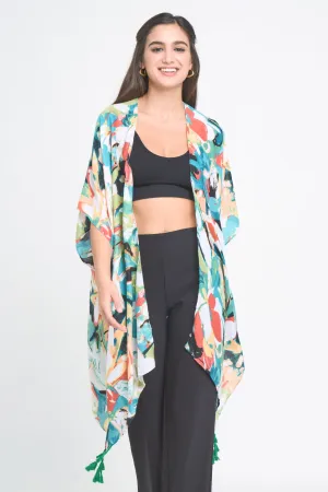 Abstract Print Kimono