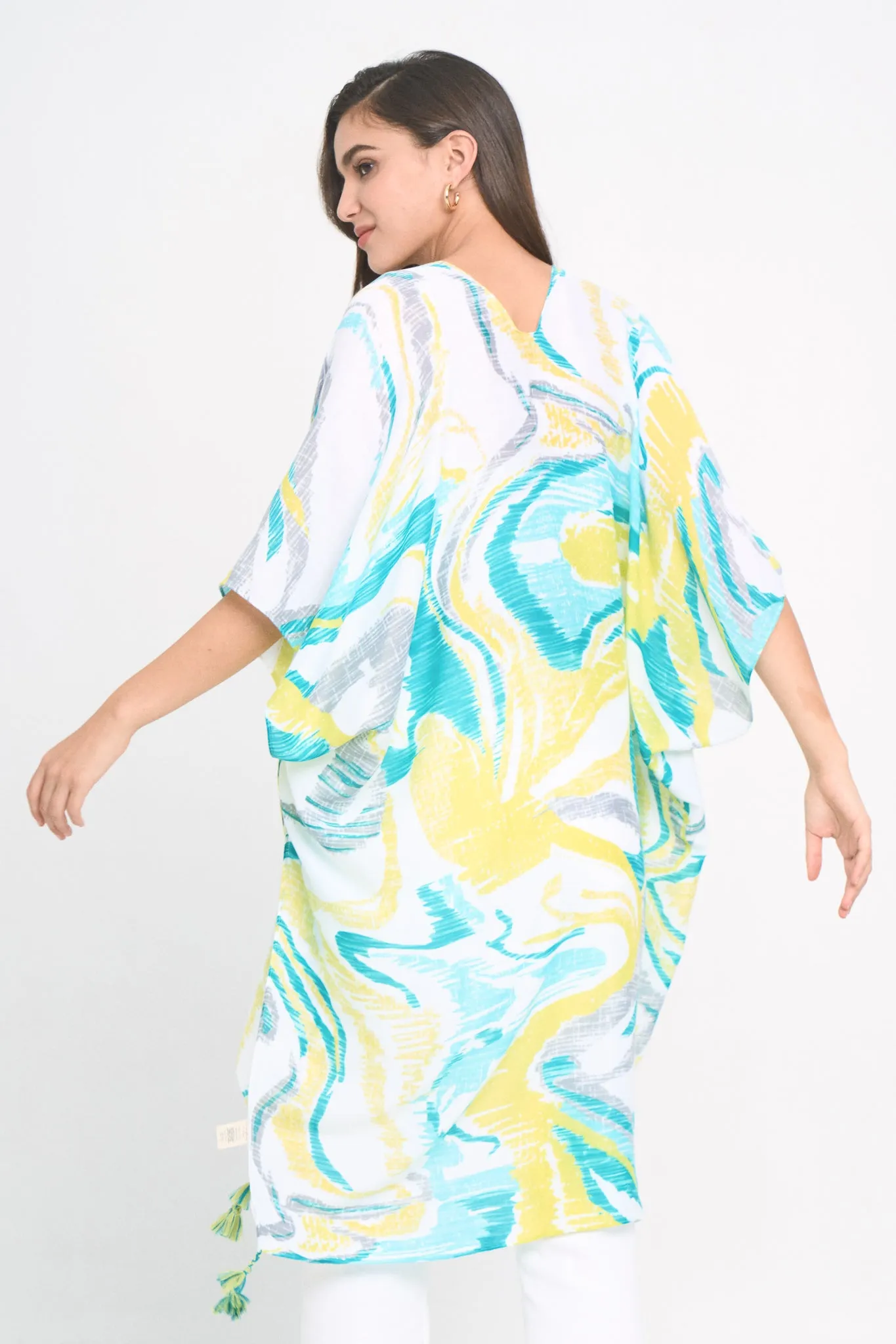 Abstract Print Kimono