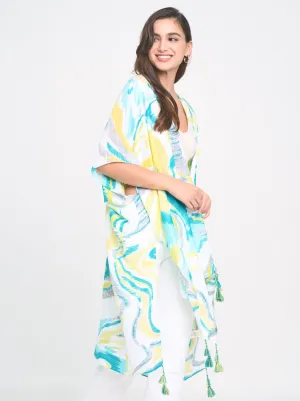 Abstract Print Kimono