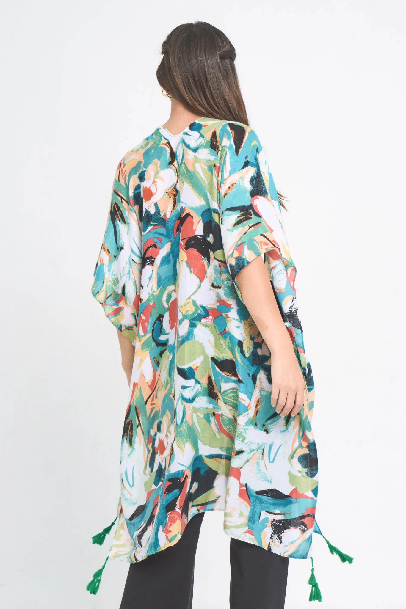 Abstract Print Kimono