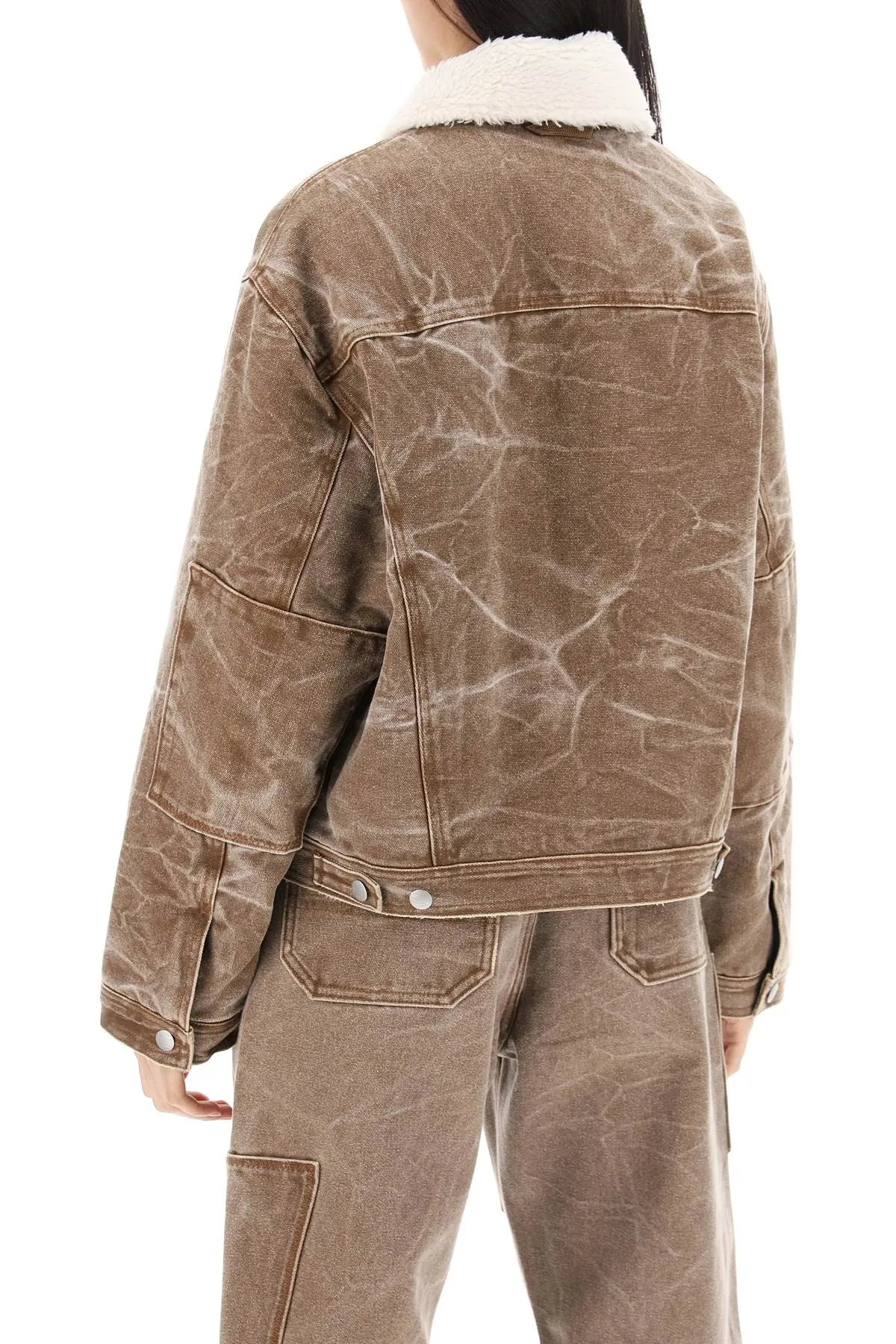 Acne Studios Padded Canvas Jacket For Men (Size - M)