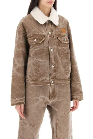 Acne Studios Padded Canvas Jacket For Men (Size - M)