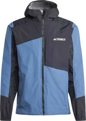 Adidas Men&#x27;s TERREX Xperior Hybrid Rain Jacket Wonste/Black/Carbon | Buy Adidas Men&#x27;s TERREX Xperior Hybrid Rain Jacket Wonste/Black/Carbon here | Outnorth