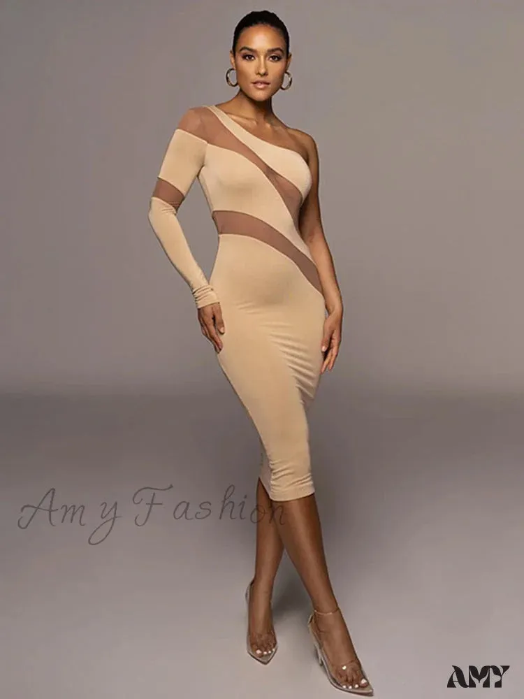 Amy Fashion - Party Club Elegant Streetwear Sexy Slim Dress