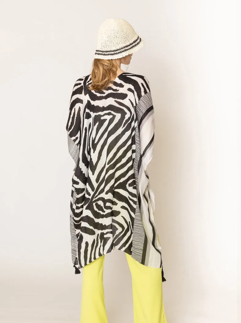 Animal Print Kimono