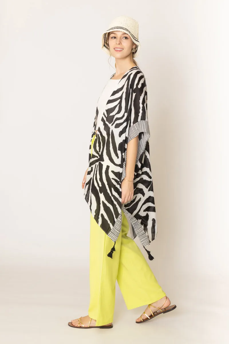 Animal Print Kimono