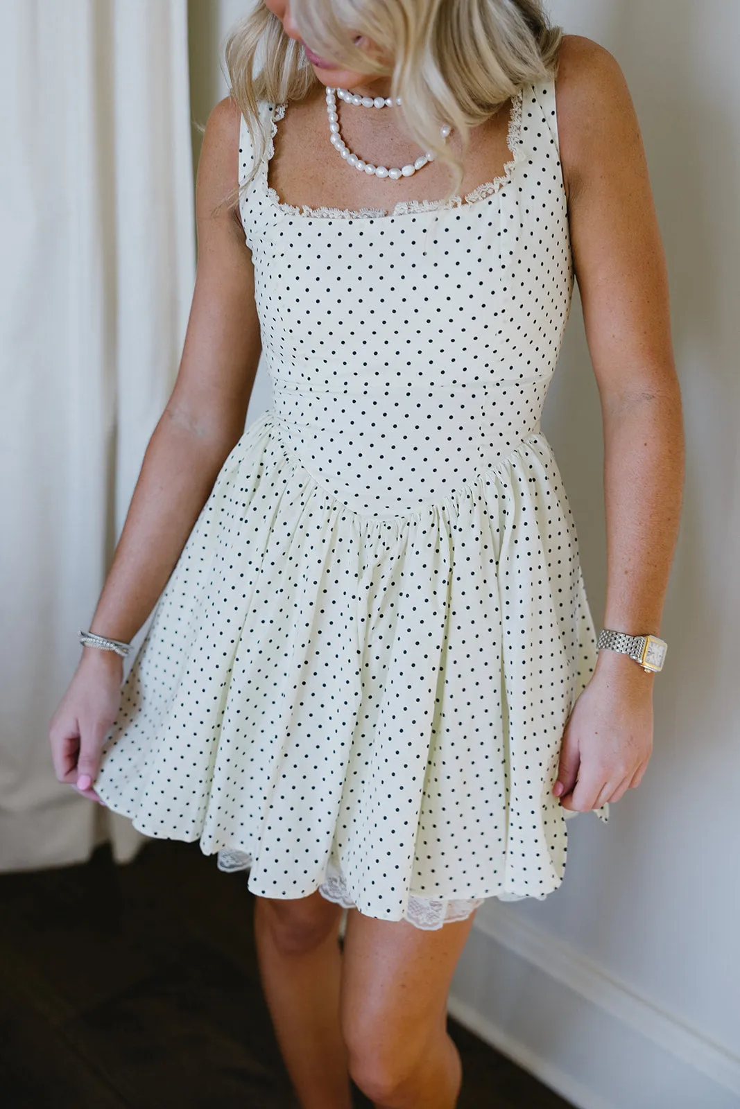 Arlie Mini Dress - Off White