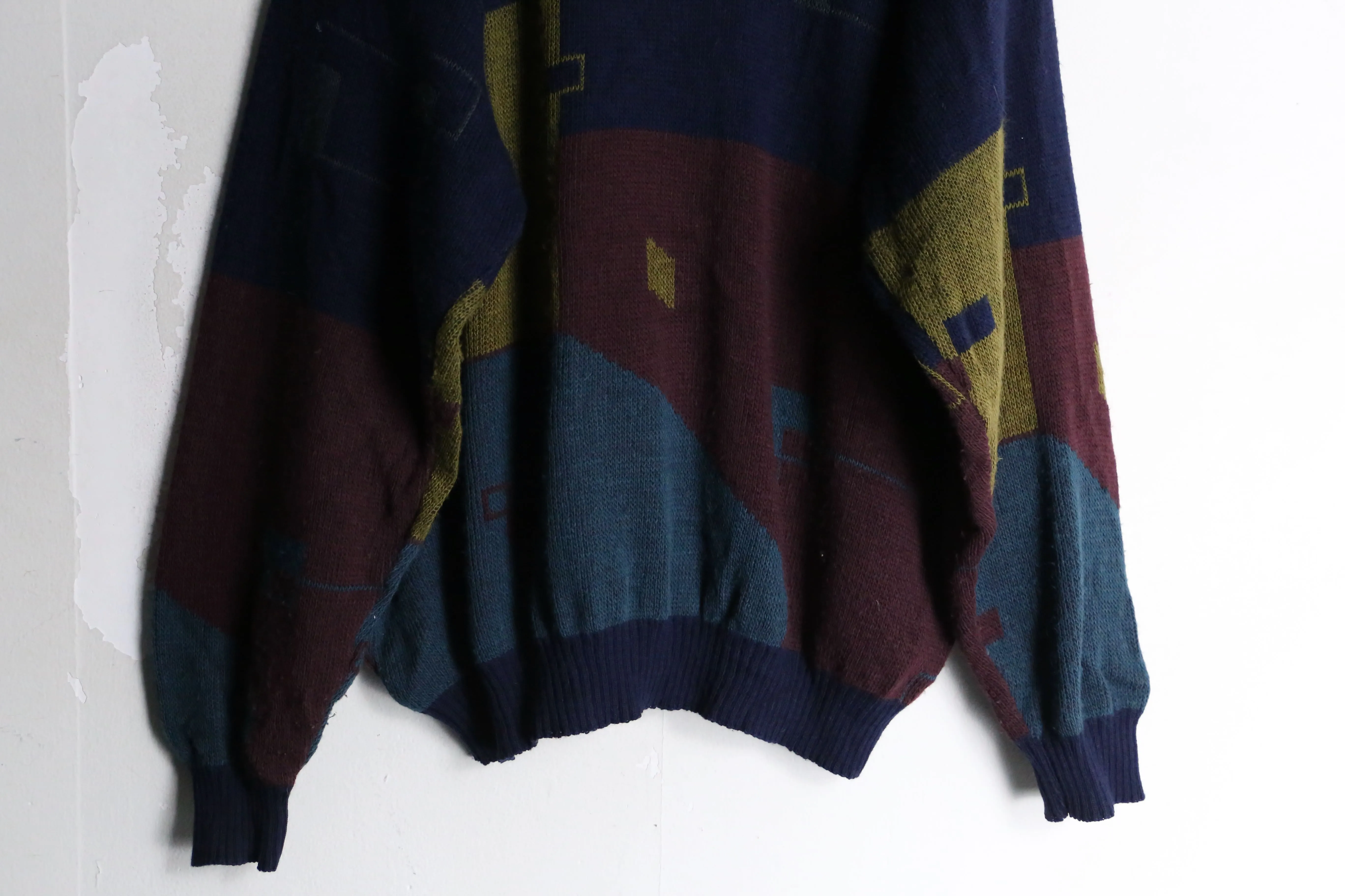 Asymmetry design cardigan
