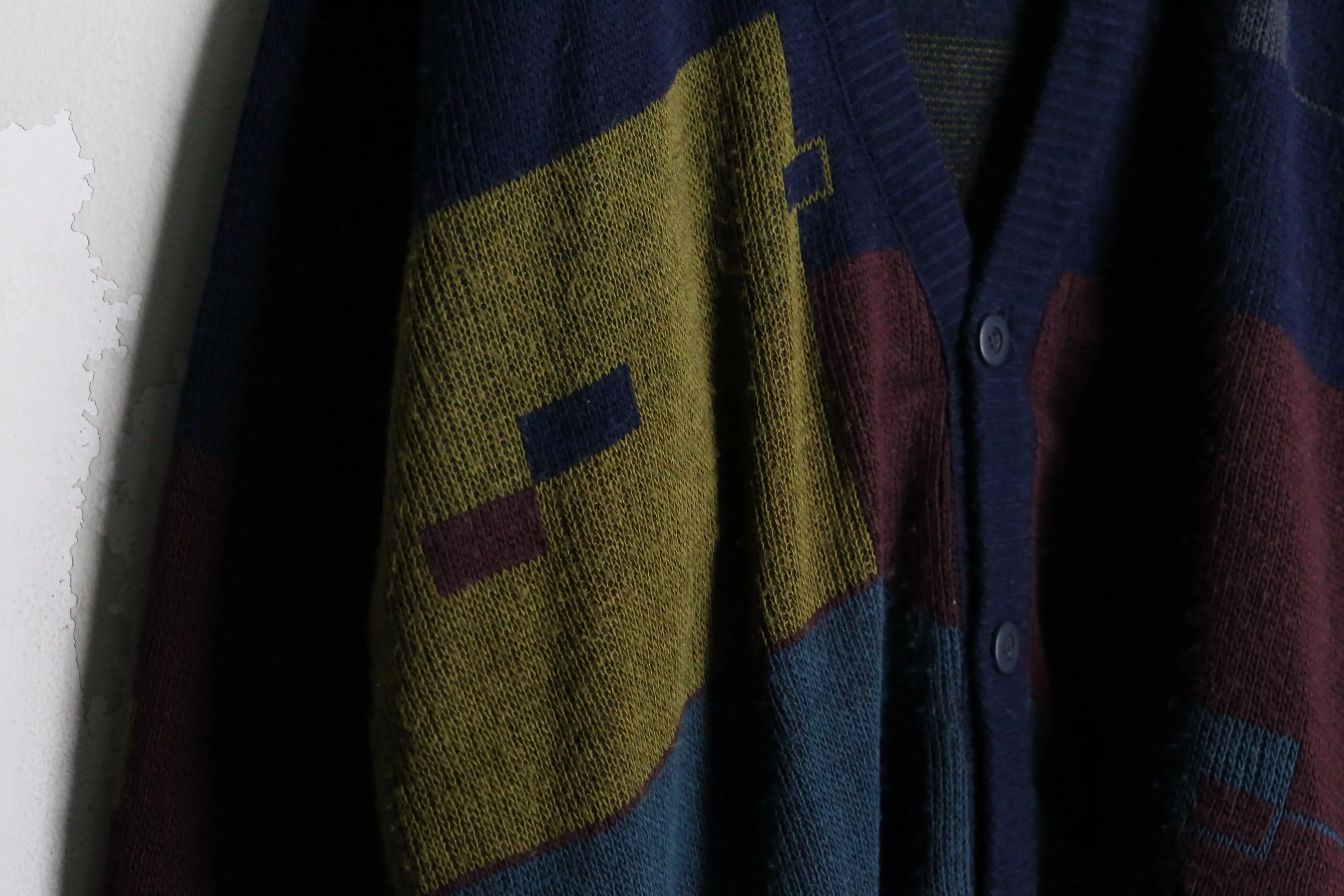 Asymmetry design cardigan