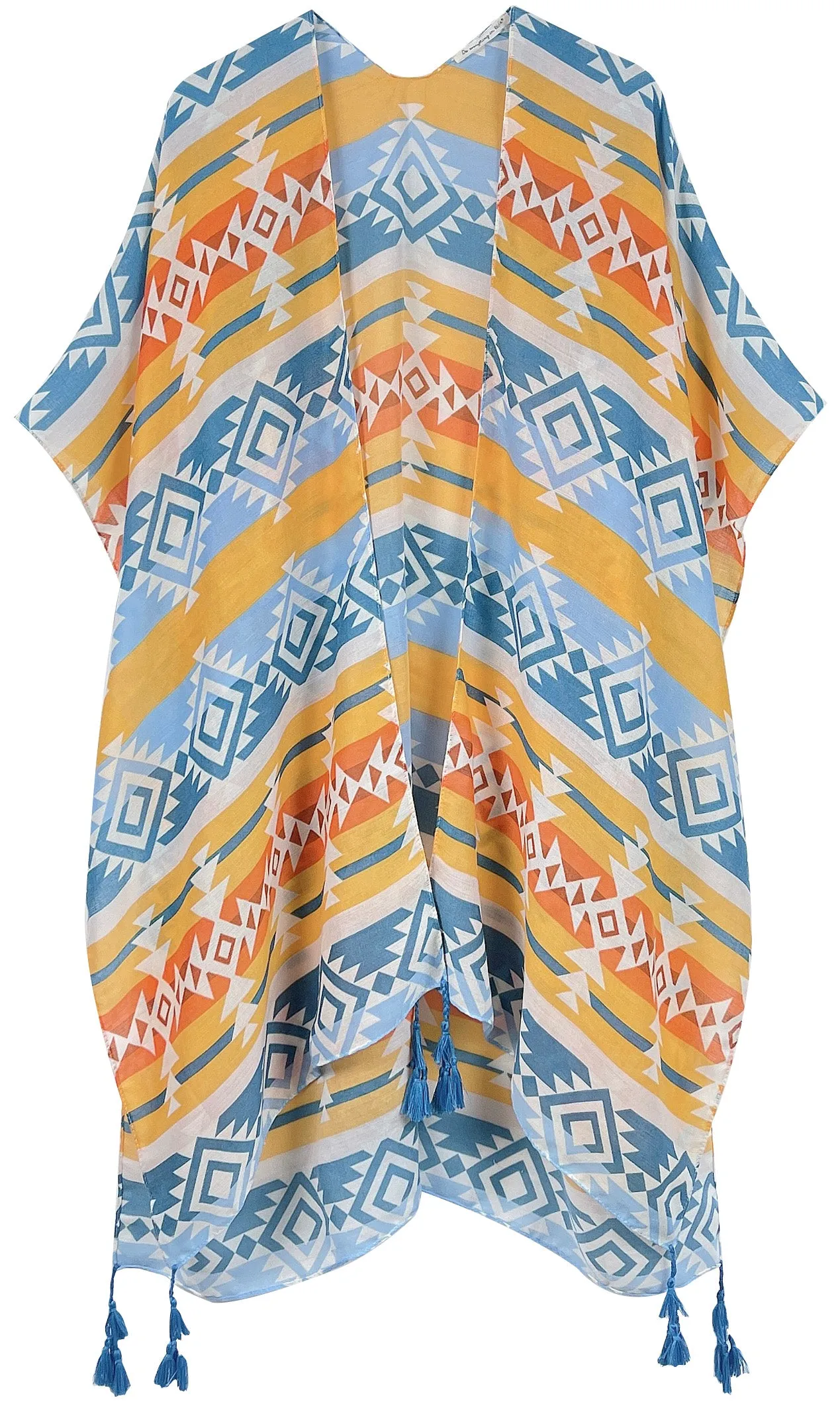 Aztec Print Kimono