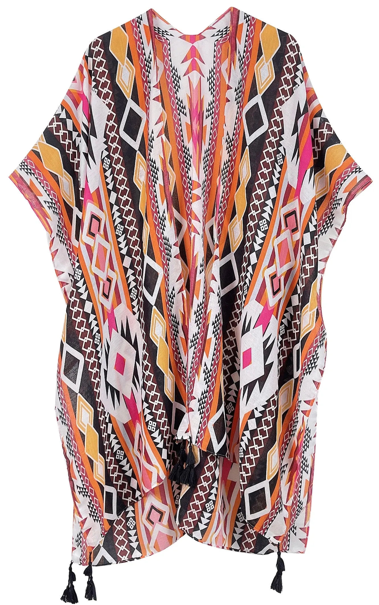 Aztec Print Kimono