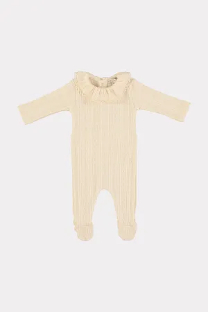 Bebe Collar Overall Natural