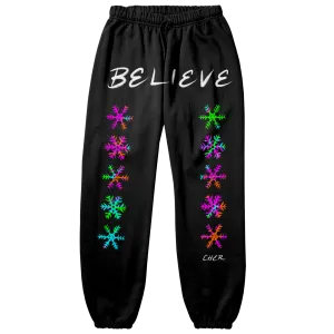 Believe Snowflake Sweatpants