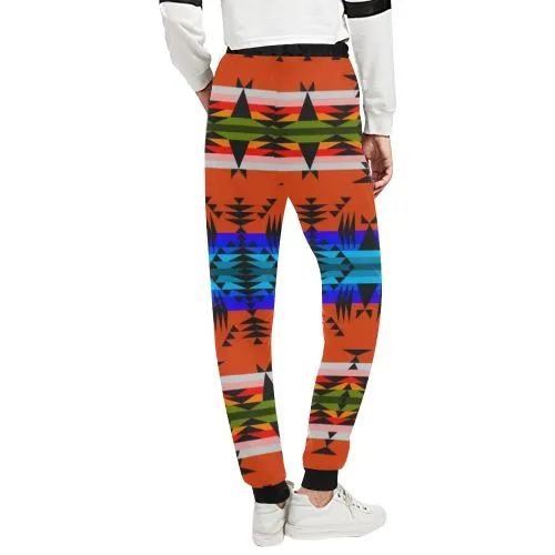 Between the Mountains Orange Women's Sweatpants