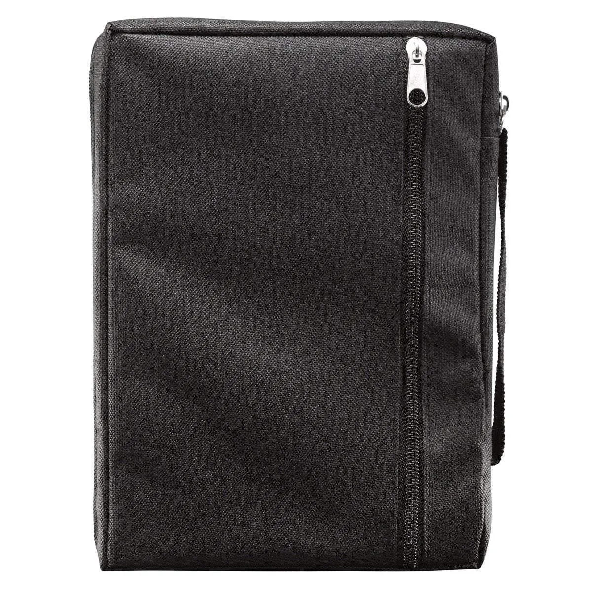 Black Polyester Canvas Bible Cover