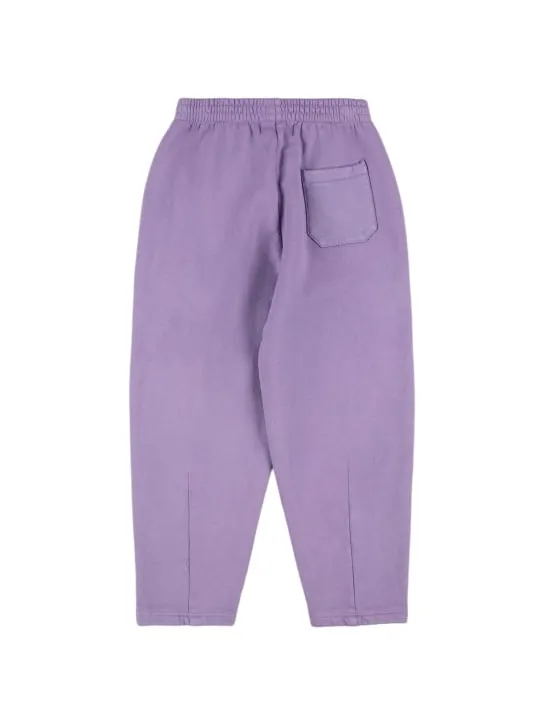 Bobo Choses   Cherry embroidered cotton sweatpants 