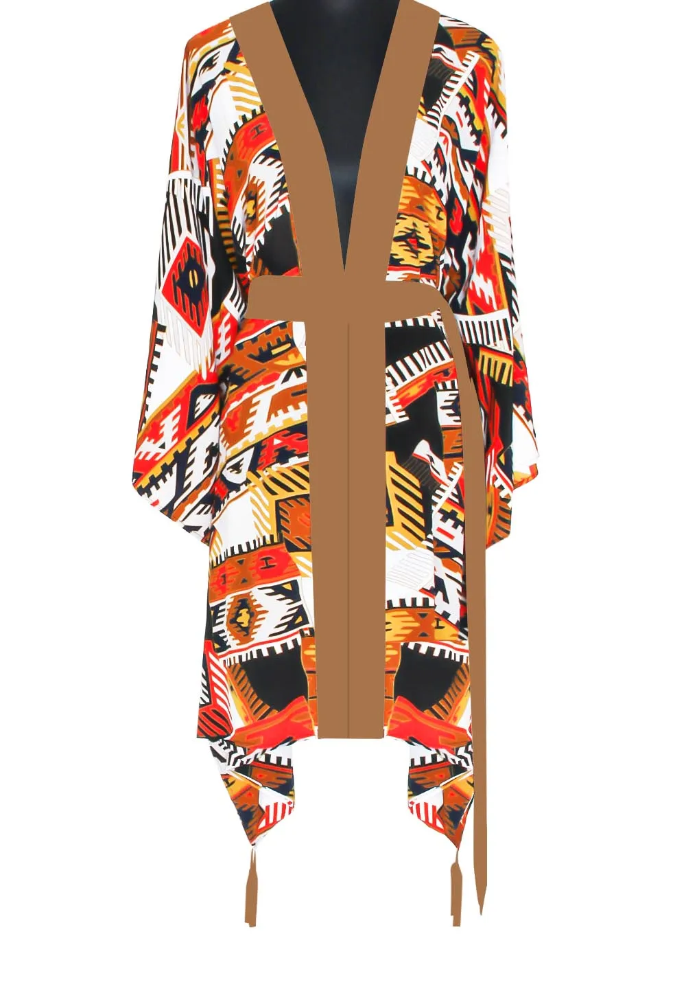 Boho - Guarani Kimono (Brown)