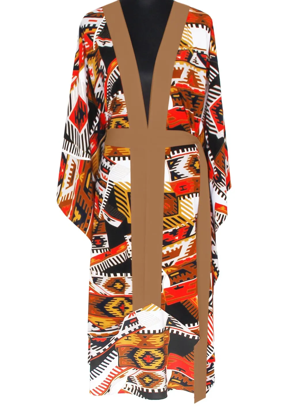 Boho - Guarani Kimono (Brown)