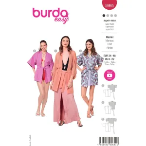 Burda Style Pattern 5995 Misses' Jacket B5995