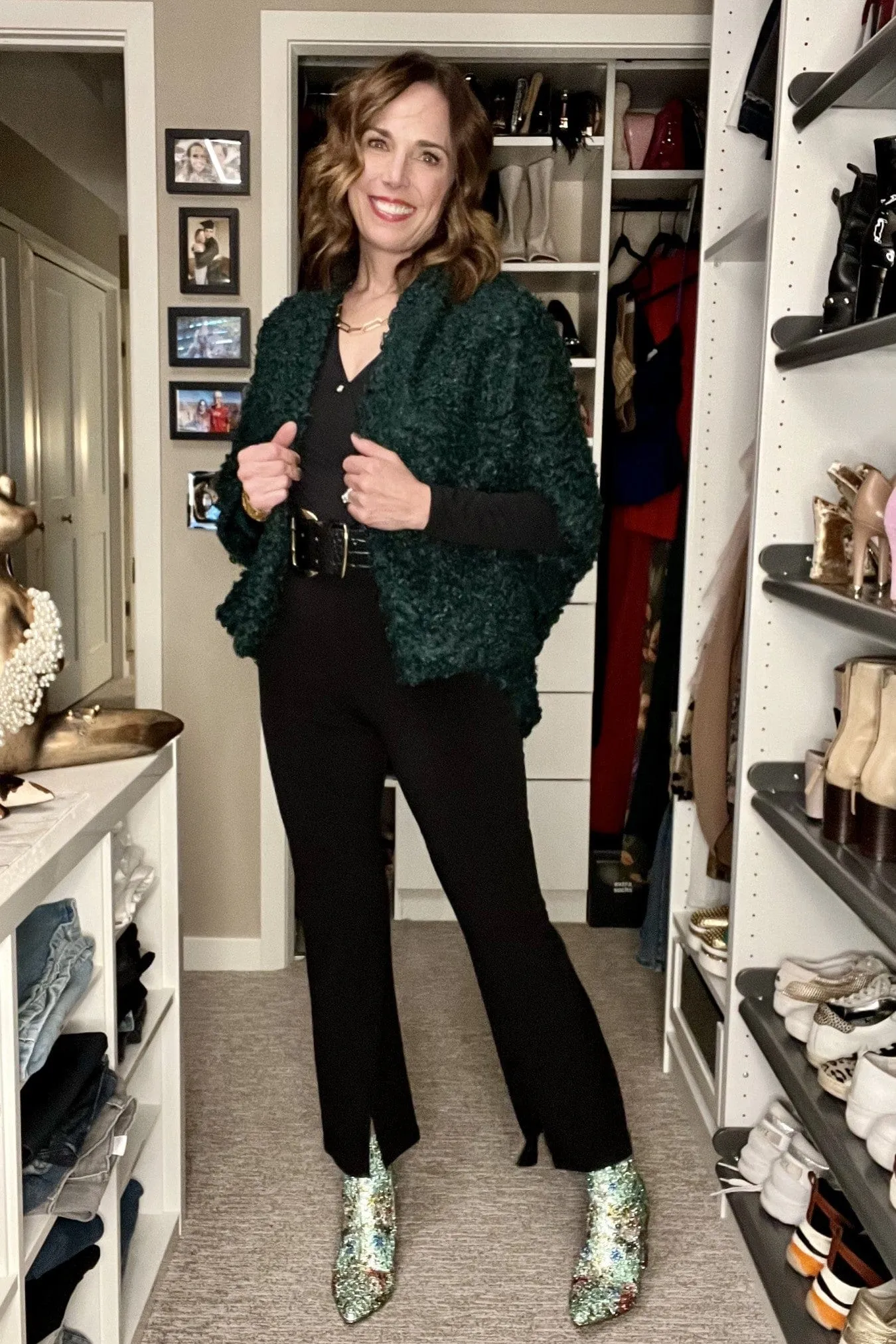 Celeste Cardigan - Emerald Moss
