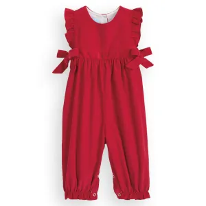 Corduroy Berkley Overall -- Red