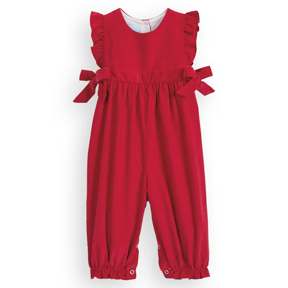 Corduroy Berkley Overall -- Red