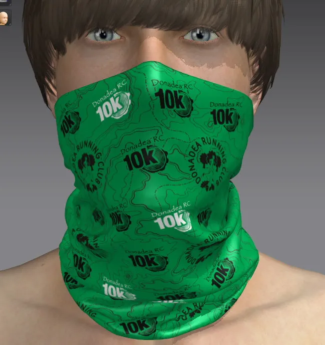 Custom Neck Semaless Polyester Bandana