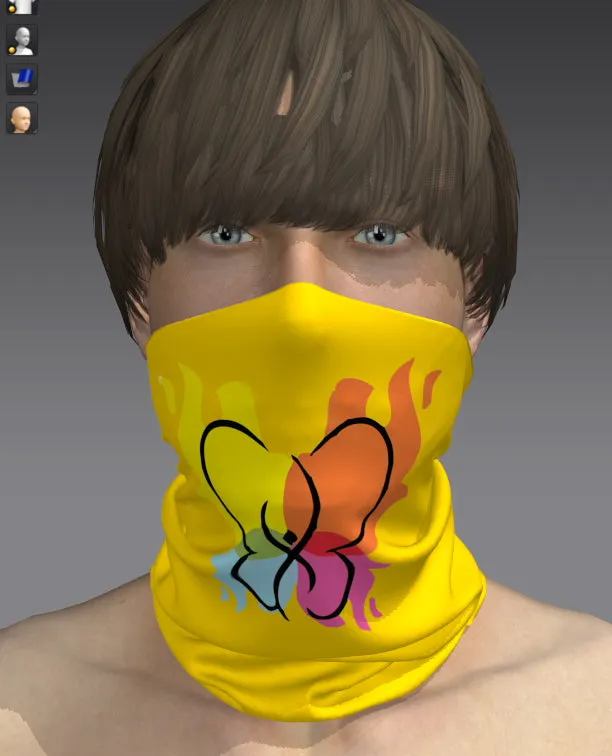 Custom Neck Semaless Polyester Bandana