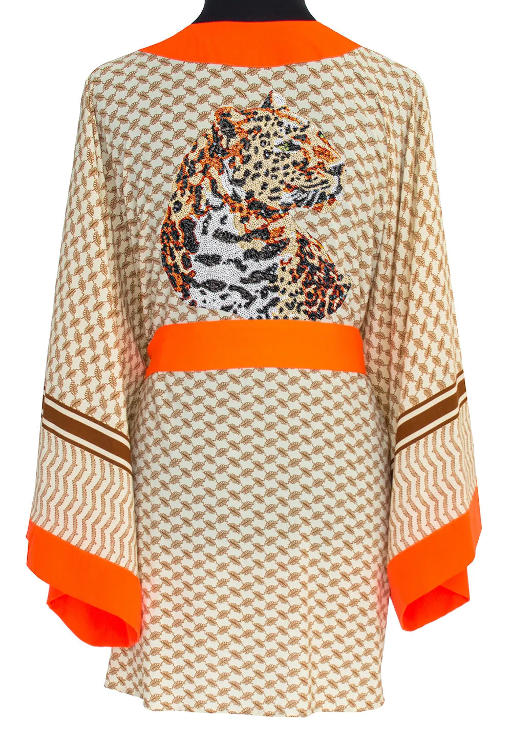 Desert - Sand Kimono Panther (Neon Orange)