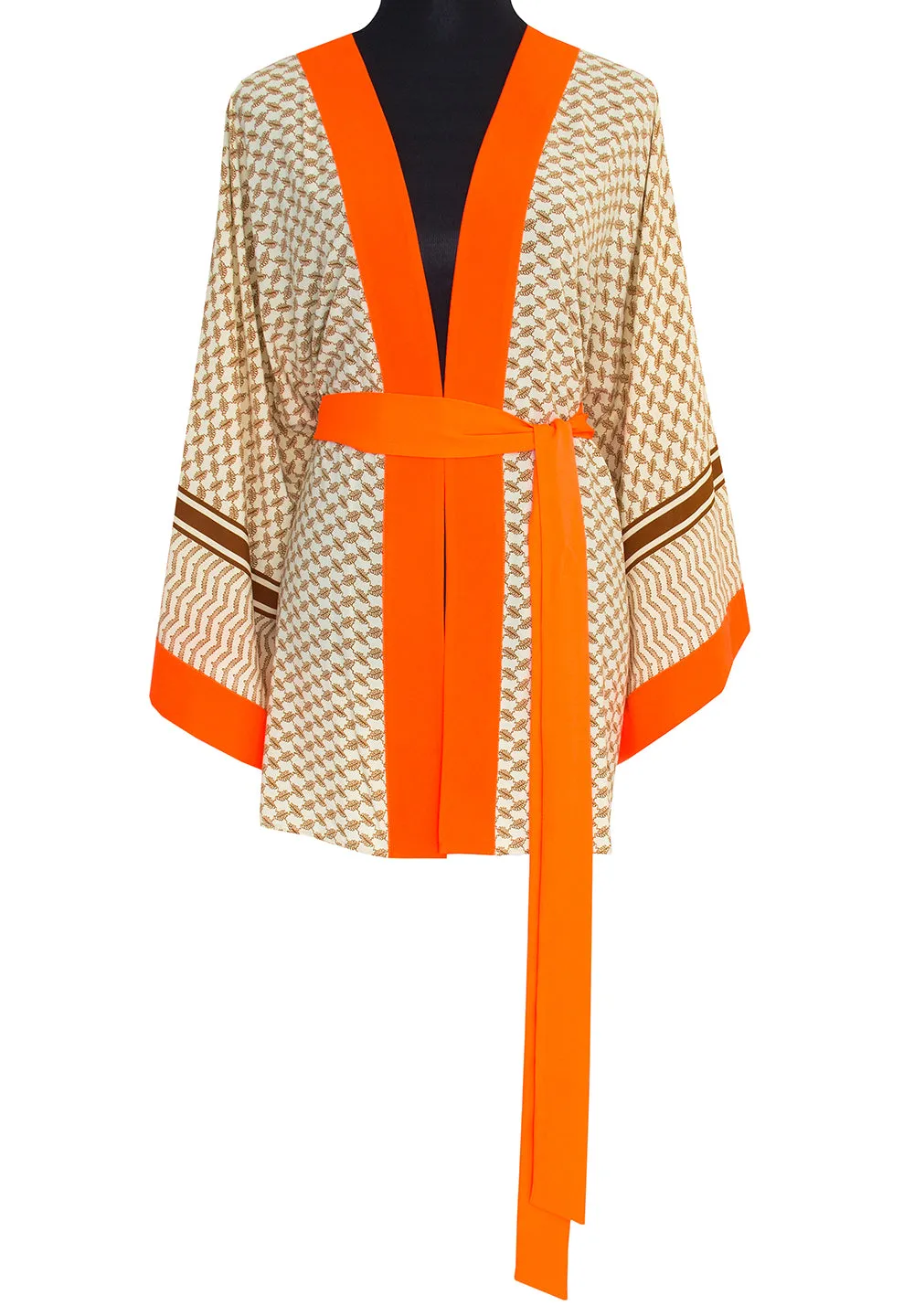 Desert - Sand Kimono Panther (Neon Orange)