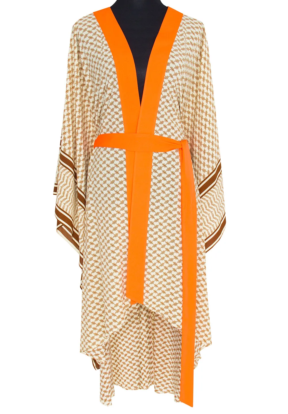Desert - Sand Kimono Panther (Neon Orange)