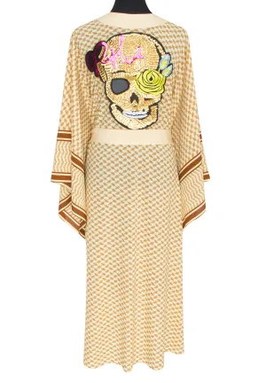 Desert - Sand Kimono Skull (Beige)