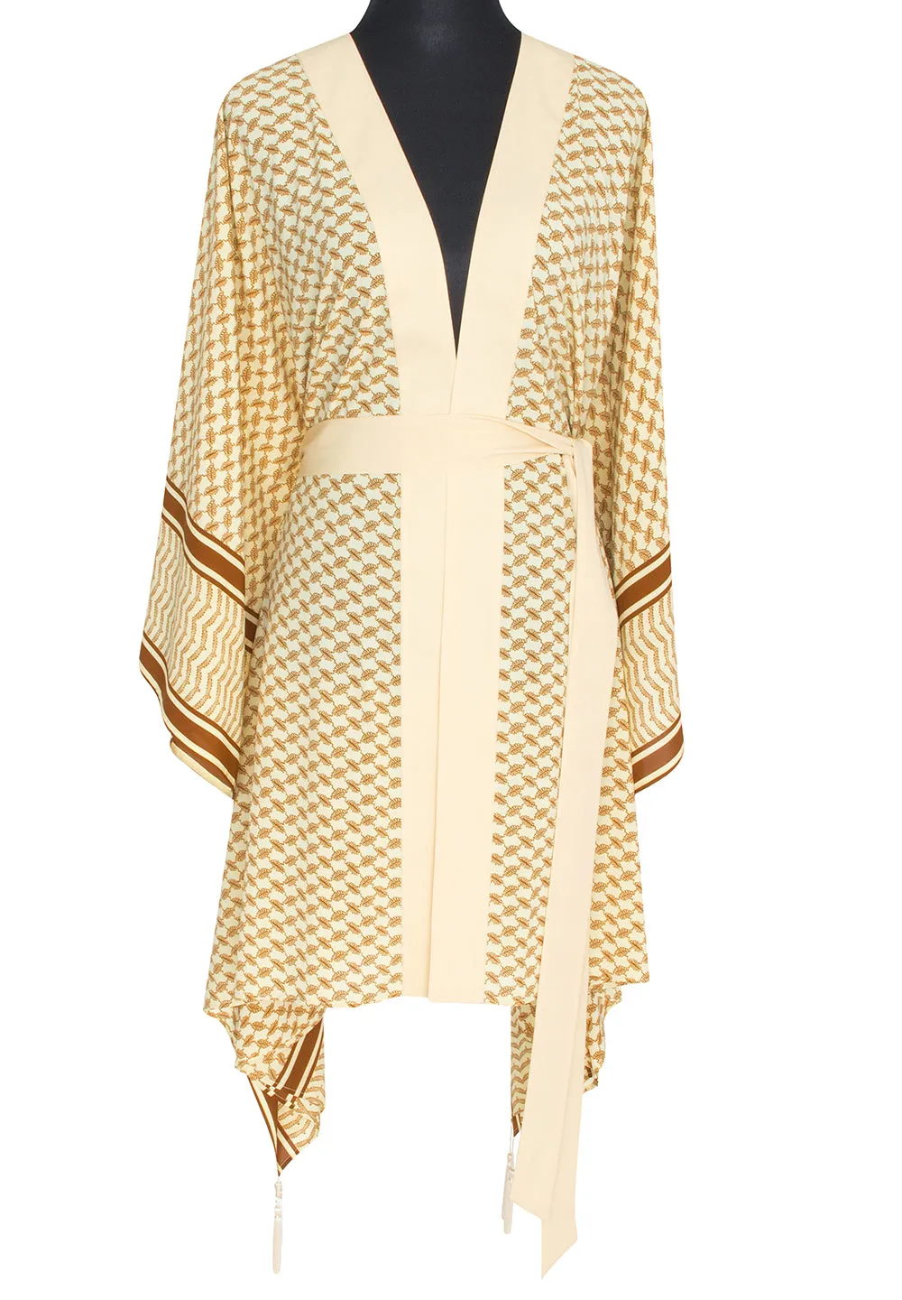 Desert - Sand Kimono Skull (Beige)