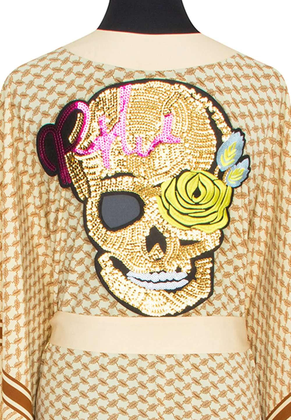 Desert - Sand Kimono Skull (Beige)
