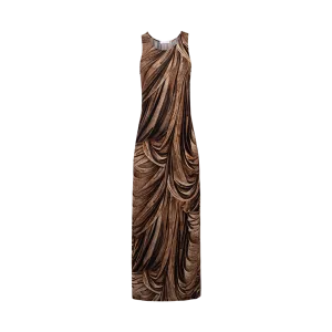 Draped Robe Maxi Dress