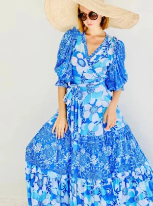 Eclectus May Dress - Blue Orchid