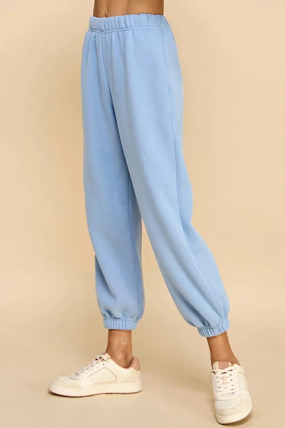 Elastic Waistband Jogger Sweatpants