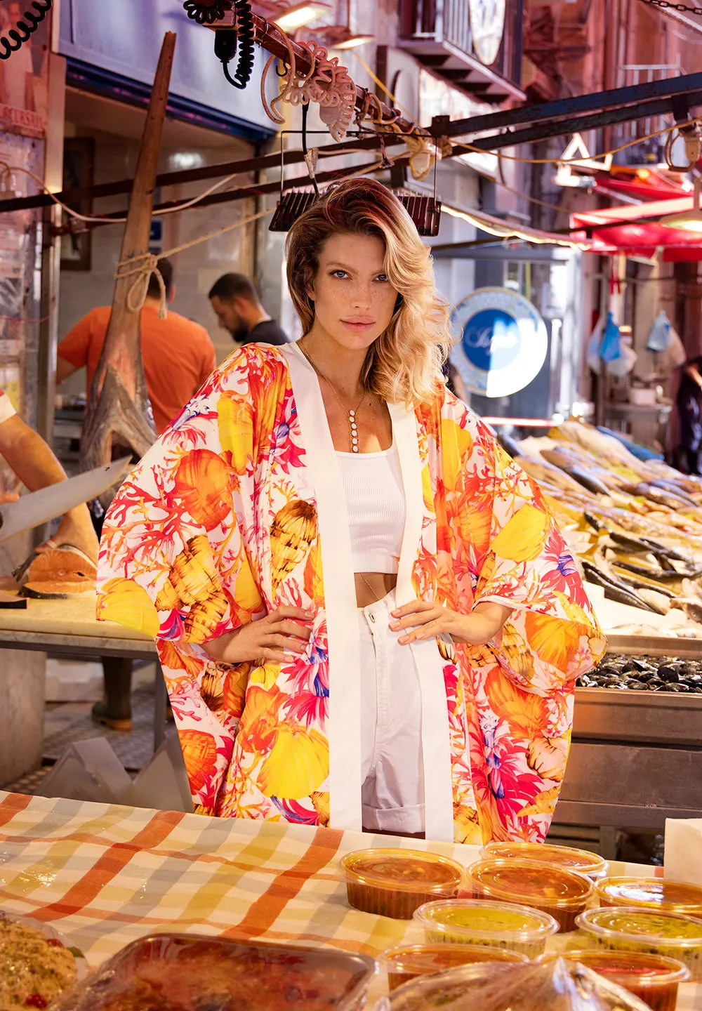 Euphoria – Magic Reef Kimono (Off-White)