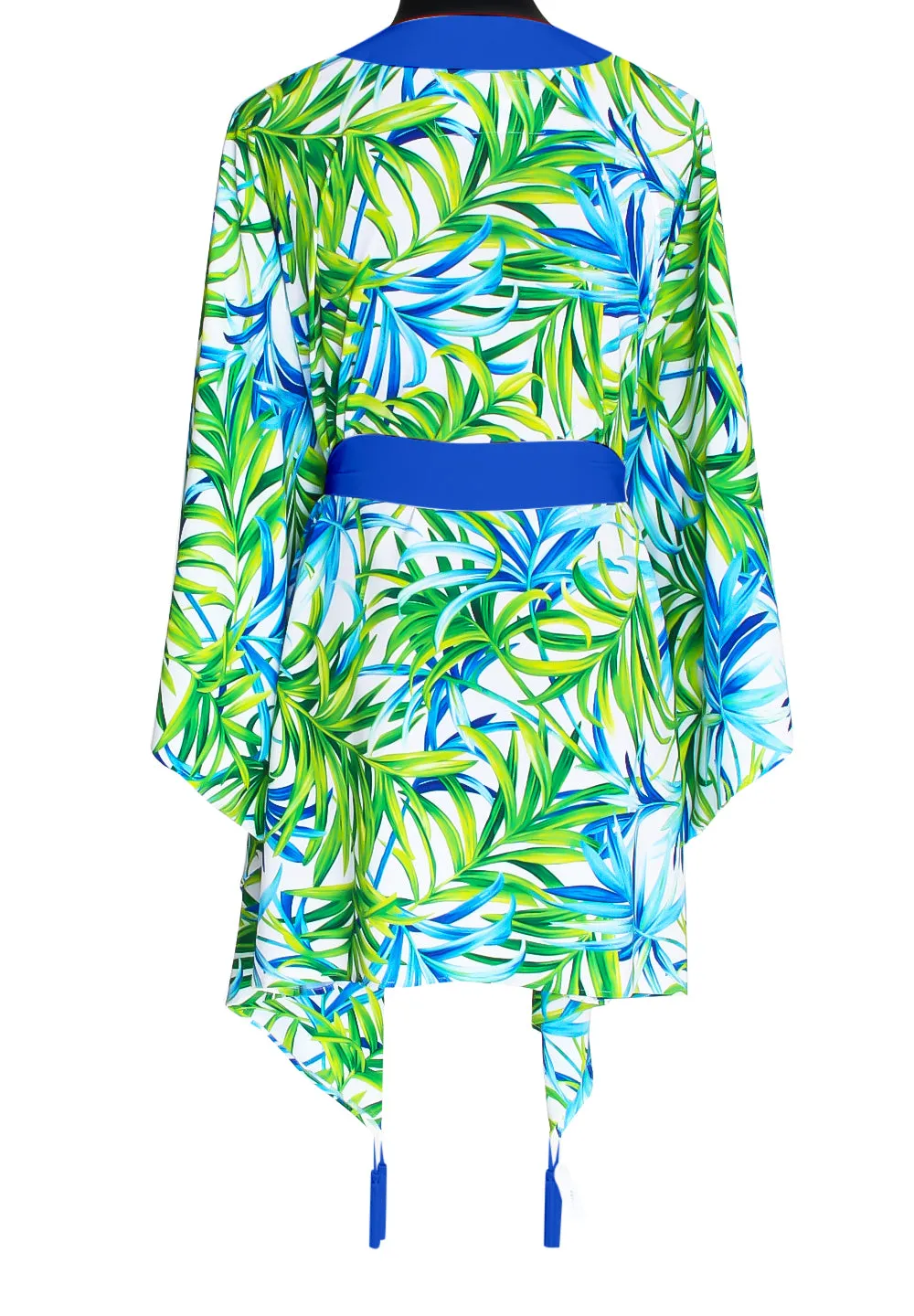 Euphoria – Paradise Palm Kimono (Royal Blue)