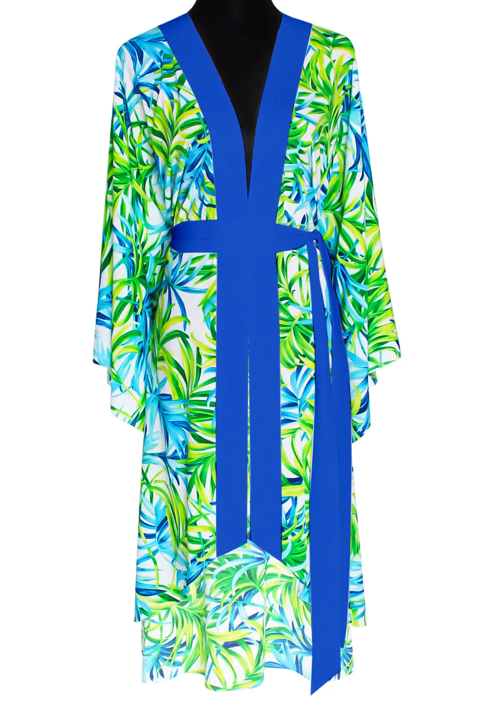 Euphoria – Paradise Palm Kimono (Royal Blue)