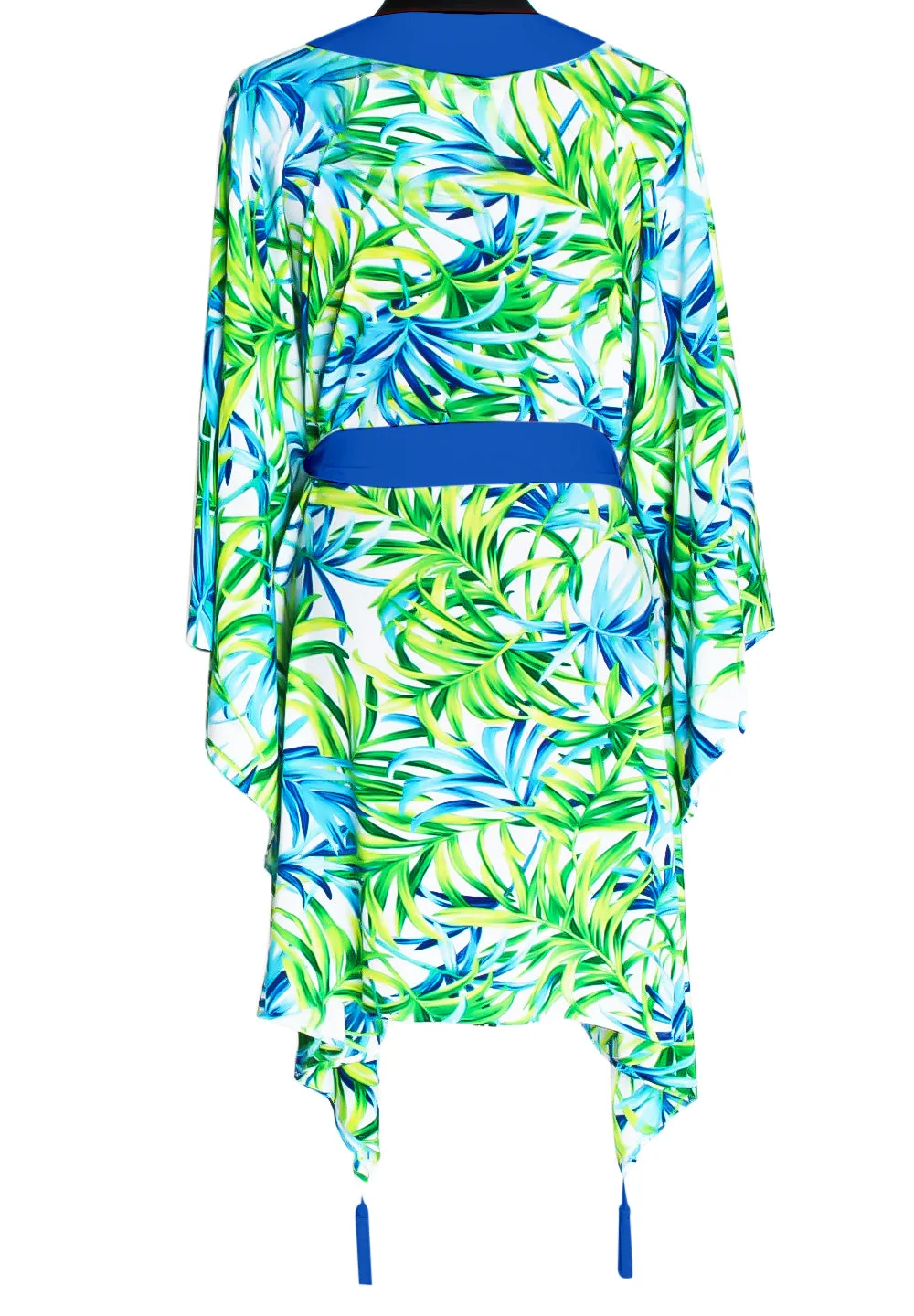 Euphoria – Paradise Palm Kimono (Royal Blue)
