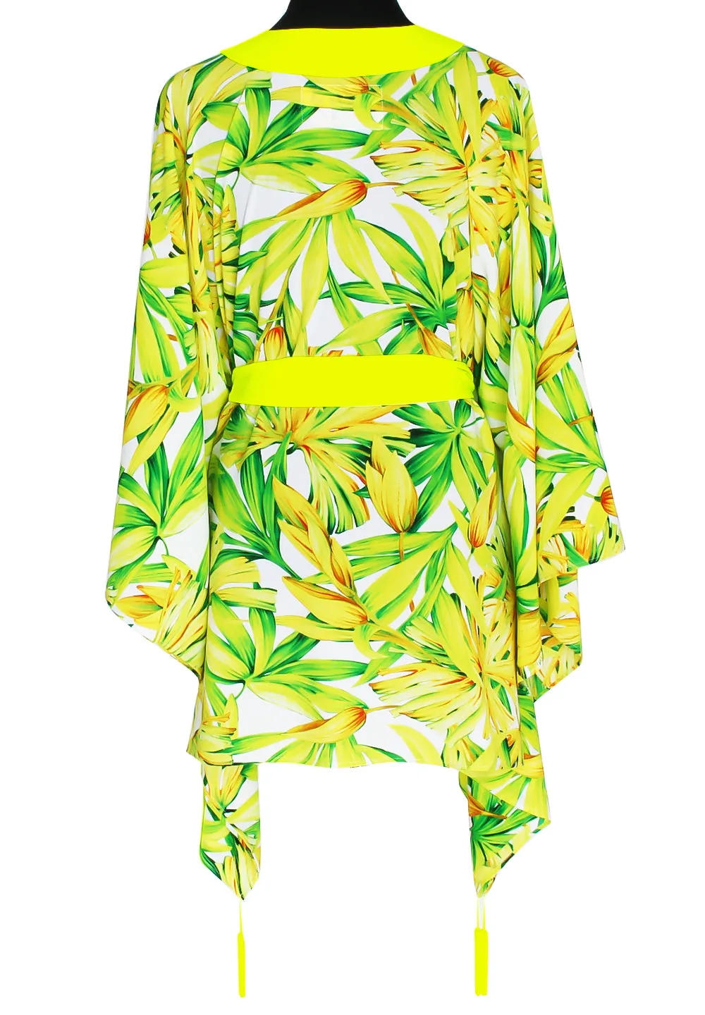 Euphoria – Secret Garden Kimono (Neon Yellow)