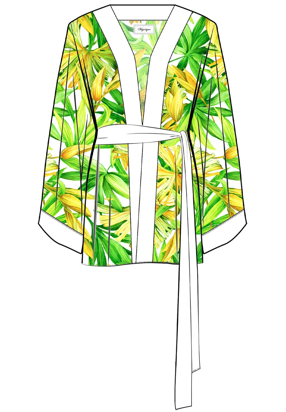 Euphoria – Secret Garden Kimono (Off-White)