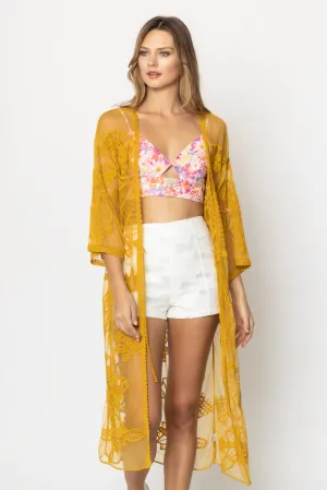 Floral Lace Kimono